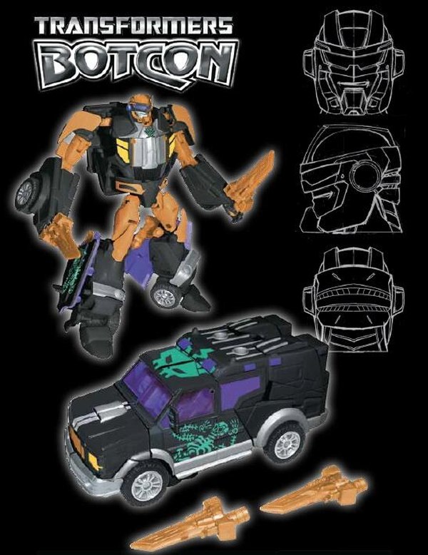 BotCon 2014 Transformers Pirates Vs Knights Cannonball First Look At Figure Based On Ratchet Mold (1 of 1)